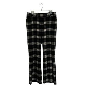 Eddie Bauer Women Mercer Fit Wool Cashmere Plaid Pants‎ Size 12 NWT